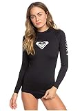 Roxy - Whole Hearted Ls Rashguard Surf para Mujer - Anthracite - M