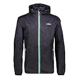 CMP Chaqueta Hombre Rain Fix Capucha, Antracita, XXL