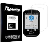 Protector pantalla compatible con Garmin Edge 530/Edge 830 [Pack 2] Vidrio templado Reloj HD Transparente PHONILLICO