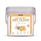 Weider Oat Gourmet. Harina de Avena Integral. Fuente de proteína con bajo contenido en azúcares. Sabor Galleta María (1,9 kg)