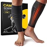 CAMBIVO Medias de Compresión Mujer Hombre x2, Pantorrilleras Compresion, Calcetines Compresion, Medias de Compresion Varices sin Pie, para Deporte, Running, Ciclismo, Circulacion Piernas Cansadas