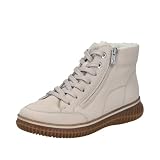 Rieker Botas de mujer 74234 con cordones, beige, talla 42 EU, beige, 42 EU