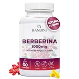 Bandini® Berberina 1000 mg Pura - Con Cromo y Pimienta Negra - 60 cápsulas