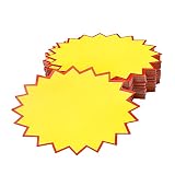 hocadon 120 Pz Etiquetas de Precio de Venta Al por Menor Etiquetas de Venta | Fluorescente Etiquetas de Venta para Tiendas Minoristas, Supermercados, Garajes y Fiestas(3,2 x 4,3 Pulgadas)
