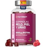 Gominolas para el Pelo Piel y Uñas - Biotina 5000 mcg + C, E y más