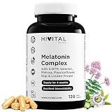 Melatonina Complex. 120 cápsulas veganas para 4 meses de tratamiento.