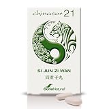Soria Natural Chinasor 21 Si Jun Zi Wan - Comprimidos que tonifican el Qi de Bazo y Pulmón - Plantas Medicinales de Origen Asiático – 30 Comprimidos de 1,5g