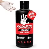 Yacuna Magnesio Líquido 400ml | 360 Usos Reales | Agarre Crossfit, Escalada, Calistenia, Halterofilia | Máximo Rendimiento | Secado Rápido | Sin Residuos | Chalk Profesional (Extra Grande)