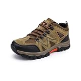 Gugifcto Zapatillas de Trekking Hombre para Senderismo y Montaña Trail Running Verano Ligeras Brown 46 EU