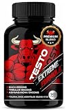 Potenciador testosterona. Para desatar la líbido natural. Testo Boost Potenciador + Masa muscular + Fuerza + Energía + Resistencia.