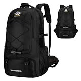 Snorthy Mochila de Senderismo de 75L Mochila de Viaje para Hombre Mujer Impermeable Mochilas de Marcha Macutos de Senderismo para Trekking Camping Excursiones Acampadas Montaña al Aire Libre