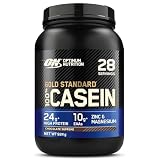 Optimum Nutrition Gold Standard 100% Proteína de Caseína en Polvo, Sabor Chocolate Supremo, 924g, 24 Servicios
