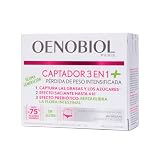 Oenobiol 3-en-1 Plus Capter, Pérdida de Peso Intensificada, Captura Grasas y Azúcares, Saciante Hasta 4 Horas, Prebiótico, 60 Cápsulas