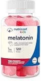 Nutricost Kids Melatonin Gummies 1mg, 120 Gummies, Strawberry Flavored
