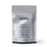 HSN Aminoácidos Esenciales en Polvo Sin Sabor | 500g | 9 Aminoácidos Esenciales (EAA's) en Forma Libre | Sin Edulcorante | No Contiene Dosificador | No-GMO, Vegano, Sin Gluten