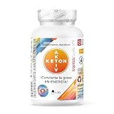 Cápsulas Keton Aktiv | Para dieta cetogénica | L-carnitina 500 mg + Extracto de té verde 200 mg | Apoyo al metabolismo | Con Gymnema Sylvestre, Rhodiola Rosea, CLA | 30 cápsulas