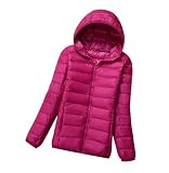 Plumifero Ultraligero Mujer Abrigo Plumas Ligeros Mujer Chaqueta Plumon Acolchado Plumiferos Mujer Plumífero Ultraligero Plumifero Ligero Mujer Cazadora Plumas Mujer Puffer Down Jacket Women Rosa L