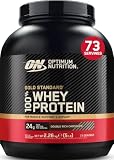 Optimum Nutrition Gold Standard 100% Whey Proteína en Polvo, 2.26kg | Double Rich Chocolate, 73 Servings, 24 g de Proteína,BCAA,Bajo en azúcares,Favorece el Crecimiento y la Recuperación Muscular