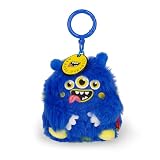 Legami - ¡Llavero Super Soft! Tema Monster, Llavero de Peluche, Colgante con Mensaje Grabado y Mosquetón de Zinc, 7x11 cm