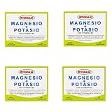 Integralia Magnesio + Potasio - Pack Ahorro 4 x 60 Cápsulas - Con Vitamina B6 - Citrato de Magnesio y Citrato de Potasio - Músculos, Sistema Nervioso y Reducción del Cansancio - Vegano