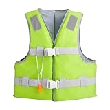 Chaleco de natación ajustable para adultos, unisex, chaleco ajustable con hebillas de seguridad dobles para natación, kayak, pesca, vela, SUP, Gn, XXL