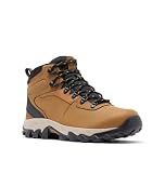 Columbia Newton Ridge Plus 2 WP, Botas montaña de senderismo, Hombre, Elk Black 2024, 43 EU