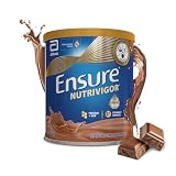 Ensure Nutrivigor Chocolate 400 g, Nutrición para Adultos con proteínas | Complemento alimenticio, HMB, Proteína, Vitaminas, Minerales, Fuerza y Energía, Inmunidad, Calcio, Magnesio, Vitamina C