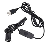 Mini Foco, Aluminio USB 5 V Regulable LED Foco con Cable de 6.6 Pies Pequeña Luz de Acento para Pintar Cuadros Plantas Joyería Escaparate Modelo Estantes de Exhibición Debajo (Luz blanca cálida 3000K)