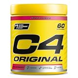 C4 Original - Suplemento en polvo para preentrenamiento - Cóctel de frutas | Bebida energética para antes de entrenar | 150 mg de cafeína + beta alanina + monohidrato de creatina | 60 raciones