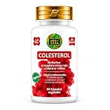 Colesterol Aquisana | Berberina y Levadura de Arroz Rojo Fermentado con Cilantro y Olivo | Niveles Normales de Colesterol | 60 Cápsulas Vegetales Veganas