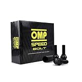 OMP Speed Juego de 20 Tornillos Acero de Colores M14X1.5 Llave de 17/19 Largo 27mm Color Negro y Material DIN 10.9