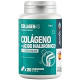 Colágeno Hidrolizado, Ácido hialurónico, Coenzima q10. Dois alta | Colágeno para las Articulaciones Fuertes y piel, Colageno - 120 Cápsulas. Grabado en España, Pure Hydrolyzed Collagen. Agocap
