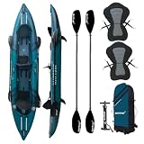 Kayak Inflable Wattsup COD 2 plazas – 410 x 85 cm (13'4' x 33') – PVC Laminado + Dropstitch – Pack Completo – MAX 220 kg