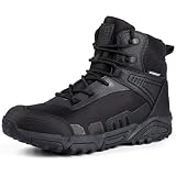 FREE SOLDIER Botas de Escalada Impermeable Tacticas Hombre Botas Militares Transpirables Botas de Seguridad Hombre Trabajo Ligeros Zapatos de Montaña Trekking()