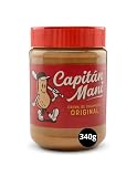 Capitán Maní Crema de Cacahuete Original Suave 340g, Sabor Tradicional