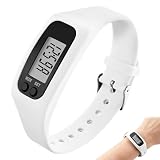 Podómetro Pulsera de Actividad,Podómetro Digital,Sin App Sin Bluetooth,Seguimiento de Pasos en Tiempo Rea,Visualización de la Hora,Consumo de Calorías,para Caminar,Correr,Senderismo