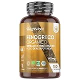 Fenogreco Bio y Orgánico 1500mg - 180 Cápsulas para 3 Meses de Suministro
