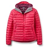 Rab Chaqueta Alpine Microlight para mujer, abrigo con capucha y aislamiento para senderismo, escalada y esquí, Sandía, S
