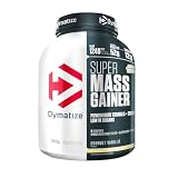 Dymatize Super Mass Gainer Gourmet Vanilla 2943g - Polvo Para Ganar Peso + Carbohidratos, Creapure Creatina, BCAA y Caseína