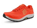 Topo Athletic Pursuit 2 - Zapatos Deportivos para Correr para Hombre, Ligeros, 0 mm, con Cordones, para Correr por senderos, Naranja/Amarillo, 42.5 EU