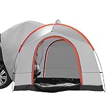 VEVOR Tienda de Campaña para Camioneta 240×240×230 cm Tienda de Camión de Doble Capa Impermeable PU2000 mm para 6-8 Personas Tienda de Camping para Coche SUV para Acampar Viajar al Aire Libre