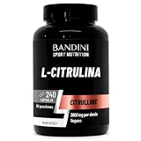 Bandini® L CITRULINA 240 cápsulas para 2 Meses – 3000 mg por dosis diaria