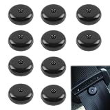 GHPKOTW 10 Pares de Botones de Tope para Cinturón de Seguridad, Clip Antideslizante Universal, Hebilla de Retención para Coche, Adaptable a Todos los Modelos, Sin Soldadura