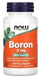 Now Foods - BORON 3mg | Apoyo para la salud ósea y articular - 100 cápsulas