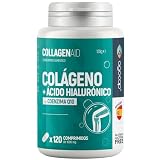 Colágeno Hidrolizado, Ácido hialurónico, Coenzima q10. Dois alta | Colágeno para las Articulaciones Fuertes y piel, Colageno - 120 Cápsulas. Grabado en España, Pure Hydrolyzed Collagen. Agocap