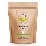 Biotiva Germenes de trigo orgánicos 250g - Parcialmente desaceitado y triturado - Ideal para un desayuno saludable - emotellado y certificado en Alemania