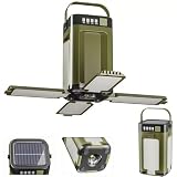 Lámpara Camping, Linterna de Camping Led Recargable - Linterna Camping Solar con 6 Modos, Plegable Lámpara de Camping LED, Impermeable Luz para Tienda, Exteriores Senderismo Pesca Jardín Emergencia