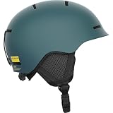 Salomon Orka Casco de Esquí para Niños, Snowboard Protección, Comodidad óptima, Estilo deportivo Para tus Aventuras de Nieve, Gris, Large 56-59