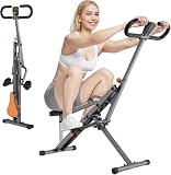 Niceday 4-en-1 Máquina de Sentadillas, Entrenamiento de Abdomen, Glúteos y Piernas, Equipo Fitness para Casa Plegable, Máquina Abdominales para Tonificación Muscular y Quema Rápida de Grasa del Core