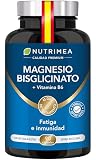 Magnesio Bisglicinato | Vitamina B6 Activa | 90 Cápsulas Veganas
